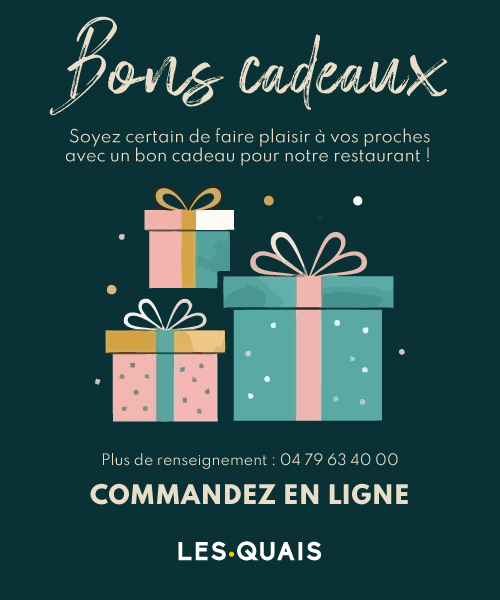 Bons cadeaux Les Quais - Brasserie à Aix-les-Bains